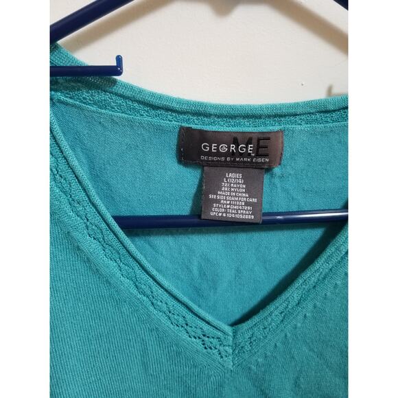 90s George Me Designs By Mark Eisen Women's Shirt - Picture 2 of 3